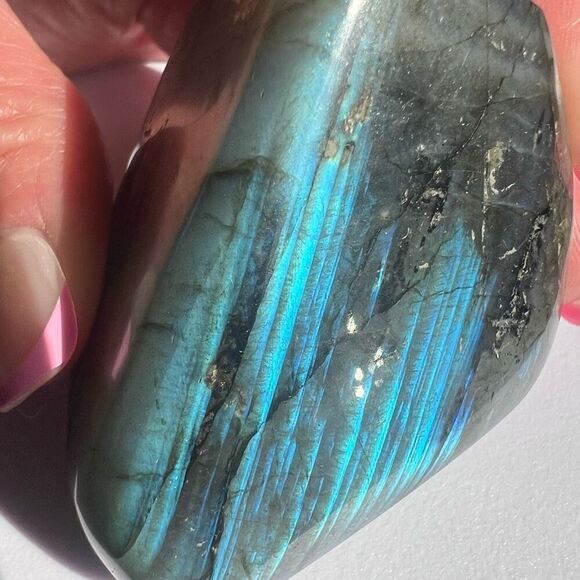 Labradorite Crystal Freeform Meditation Stone - Picture 9 of 14